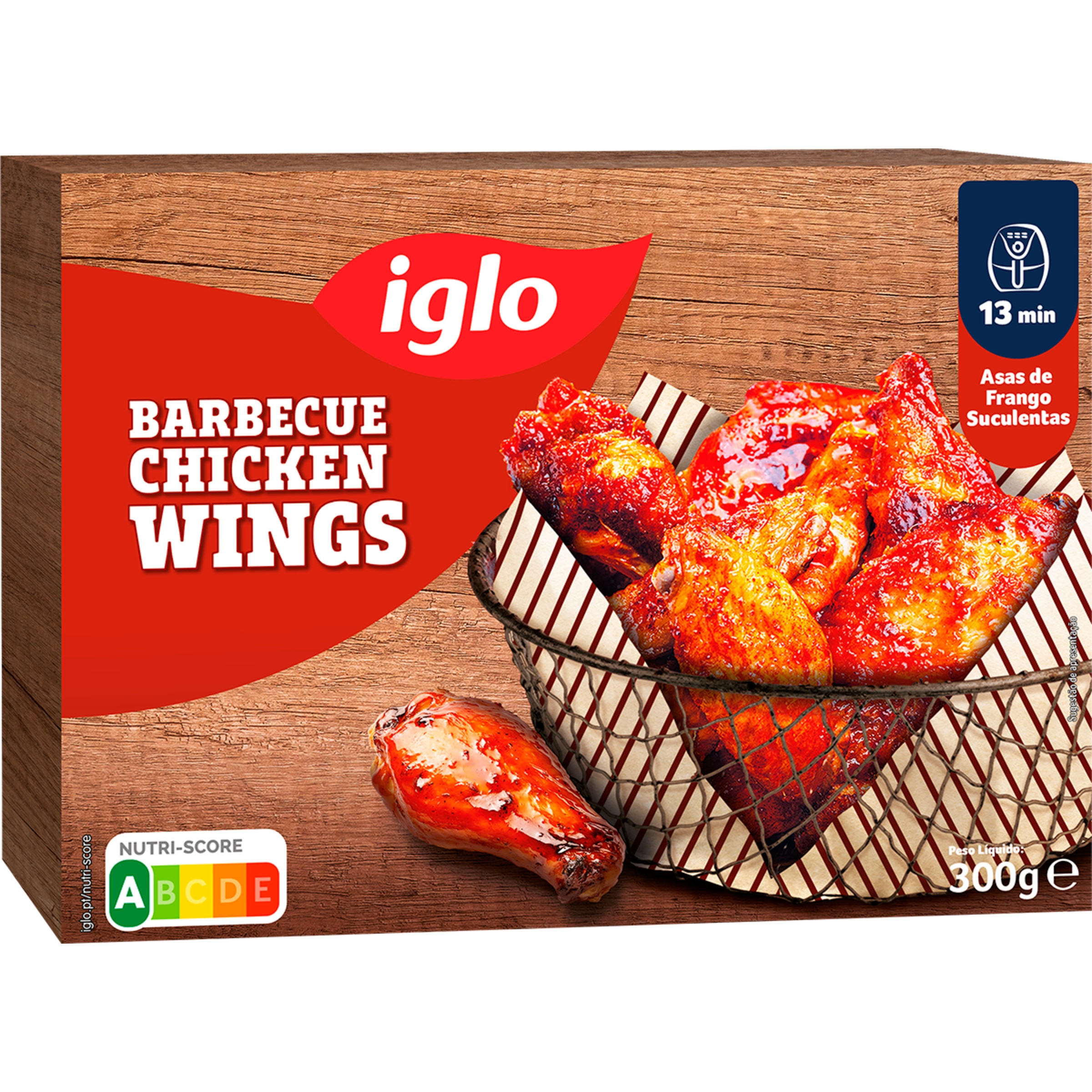 Asas de Frango BBQ embalagem| 300 g