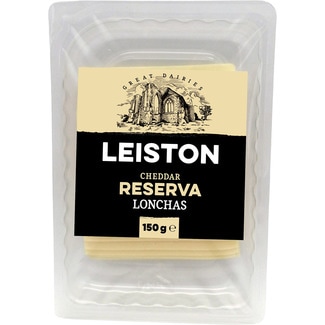 Queso cheddar Reserva en lonchas LEISTON