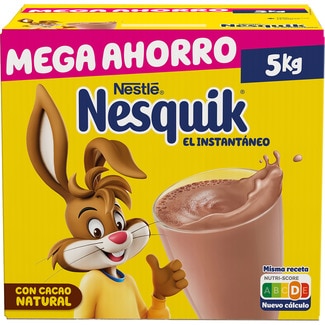 Cacao en polvo instantáneo sin gluten estuche 5 kg - Nestle Nesquik