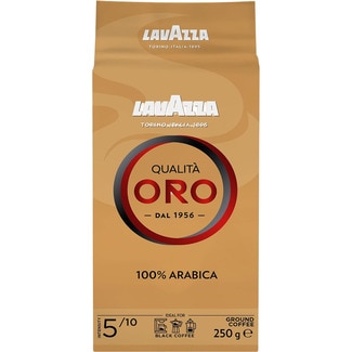 Café en grano 100% arábica intensidad 5/10 Qualitá Oro paquete 500 g - Lavazza