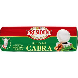 Queso francés de rulo de cabra elaborado con leche pasteurizada envase 180 g - President