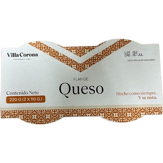 Flan de queso pack 2 VILLACORONA
