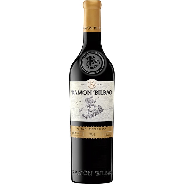 vino tinto gran reserva DOCa Rioja botella 75 cl - Ramon Bilbao