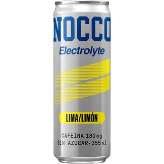 bebida energética con electrolitos y cafeína sabor lima limón sin azúcar NOCCO