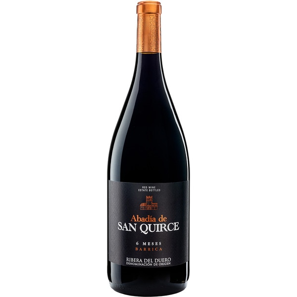 vino tinto 6 meses en barrica DO Ribera del Duero magnum 1,5 l - Abadia De San Quirce