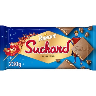 Turrón de chocolate crujiente con galleta Príncipe SUCHARD