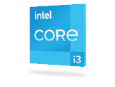 Insignia del procesador Intel Core i3