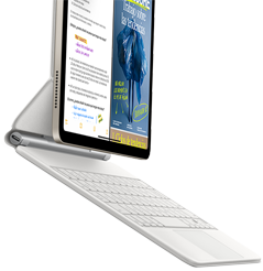 iPad Air acoplado a un Magic Keyboard